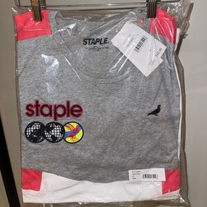 Staple Men’s Gray Graphic T-Shirt - XL